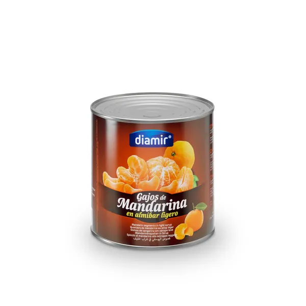 Mandarīnu daiviņas sīrupā DIAMIR, 2.65kg/1.50kg