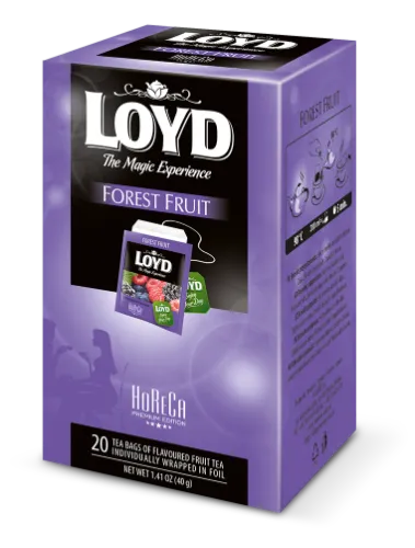 Melnā tēja LOYD Meža ogu FS 20x2g