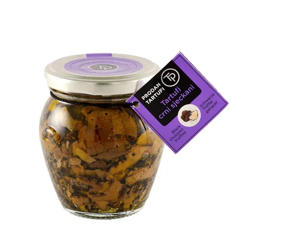 Melnās trifeles PRODAN TARTUFI, olīveļļā, sasmalcinātas, 50g