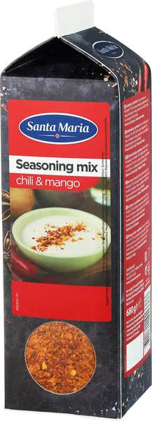 Mērces garšvielu maisījums ar čili un mango 680 g, Santa Maria, Tetrapaka