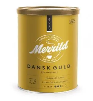 Merrild maltā kafija DANSK GULD bundžā 250g