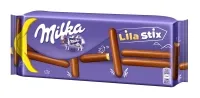 Milka cepumi Lila Stix 112g DD