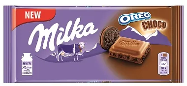 Milka Oreo CHOCO šokolādes tāfelīte 100g