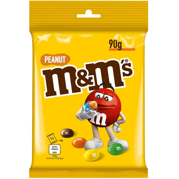 M&M's Peanut pouch bag 90g