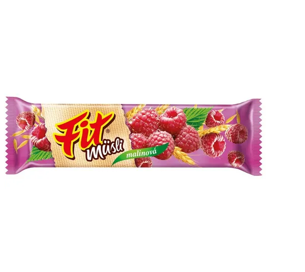 Muesli bar FIT with raspberries, 30g