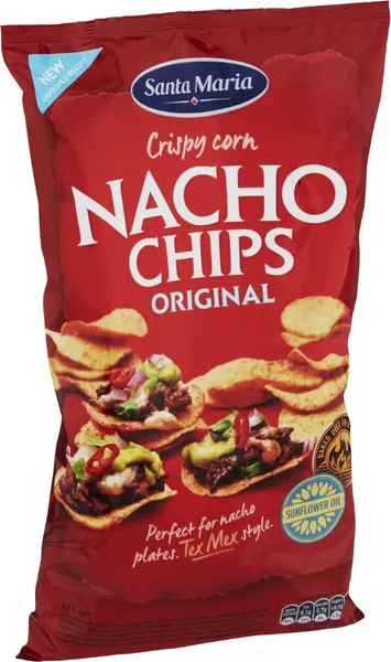 Nacho corn chips 475g, Santa Maria