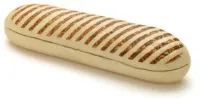 Panini bread cutted 65 pcs x 110 g, 21 cm, with barbecue sign, Lantman