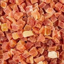 Sugared papaya dices 8-10mm, natural, 1kg