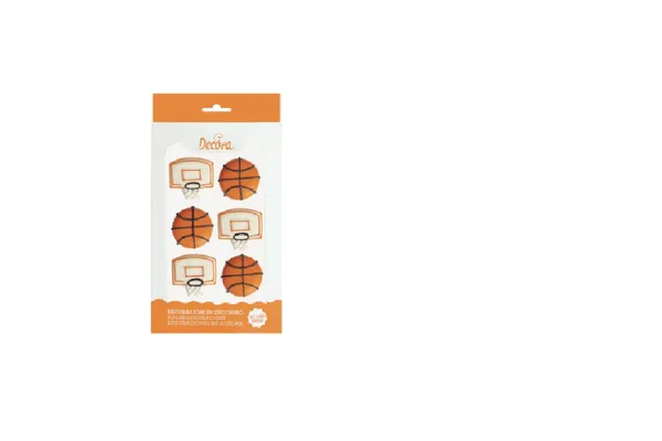 Edible sugar decoration DECORA Basket Kit, 6 pcs