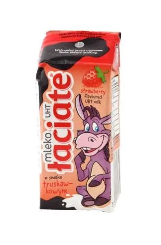 Milk LACIATE with strawberry flavor, 1,5%, UHT, 200 ml