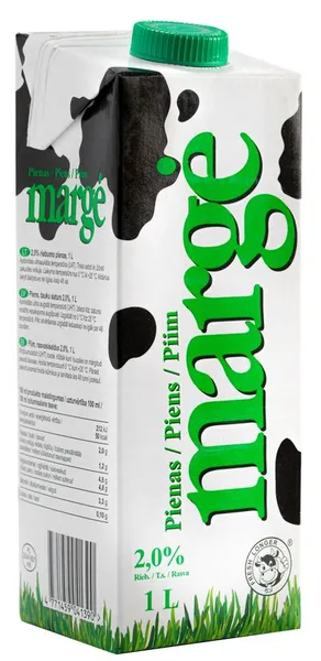 Milk MARGE 2%, UHT, 1l