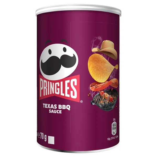 PRINGLES ar barbekjū garšu, 70 g