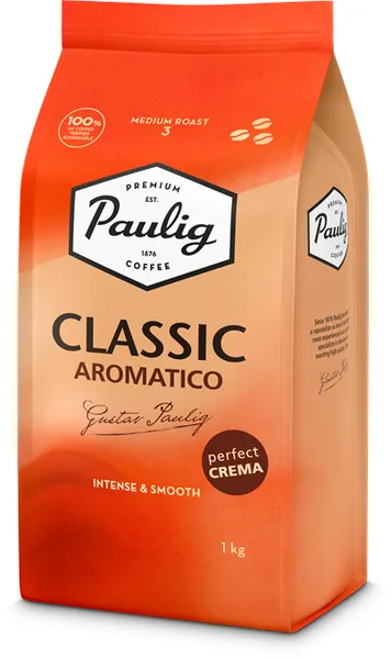 Pupiņu kafija Paulig Classic Aromatico 1kg