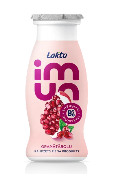 Raudzēts piena produkts LAKTO Granātābolu, bez laktozes, 100g