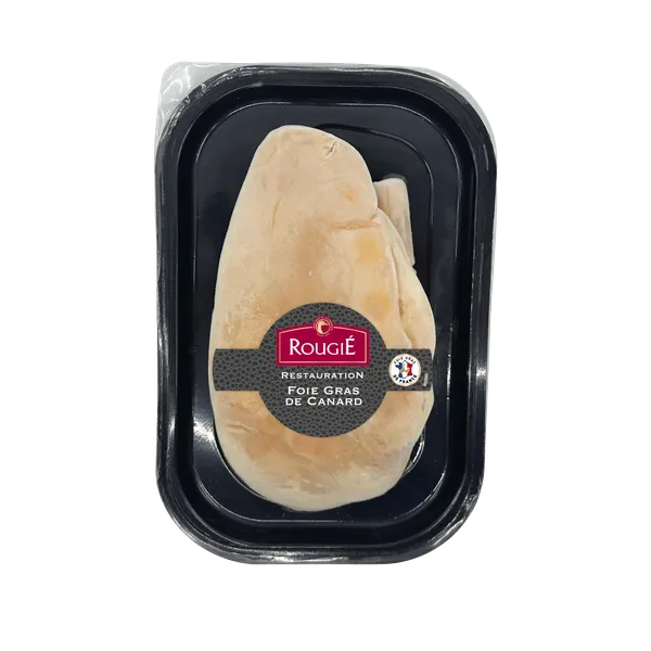 Raw duck foie gras " extra restauration " vaccum packed  550/700g