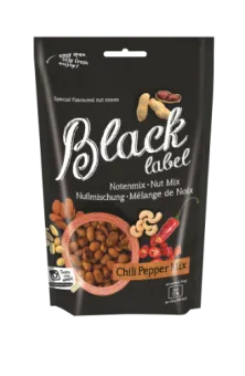 Riekstu maisījums BLACK LABEL, ar čilli pipariem, 175 g