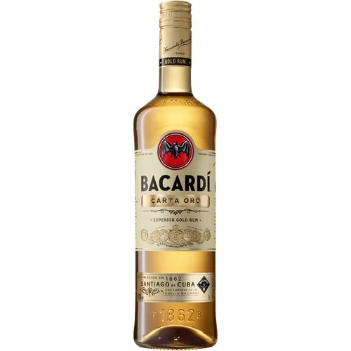 Rums BACARDI Carta Oro, 37,5%, 1 l