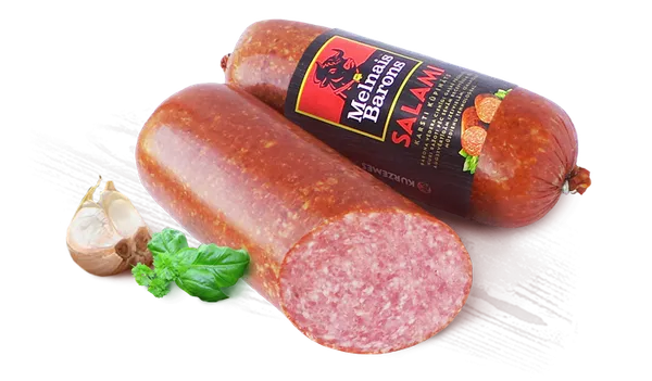 Salami Melnais Barons karsti kūpināts, 500g