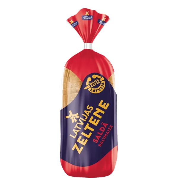 Saldā baltmaize "ZELTENE" sagriezta, 350g NPKS