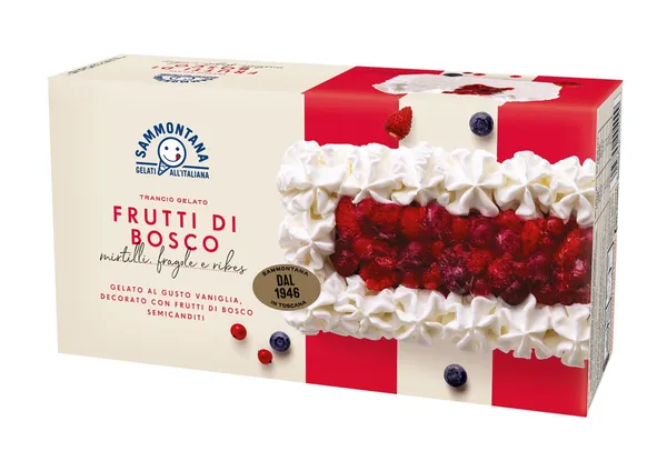 Ice cream cake SAMMONTANA with wild berries, 500g
