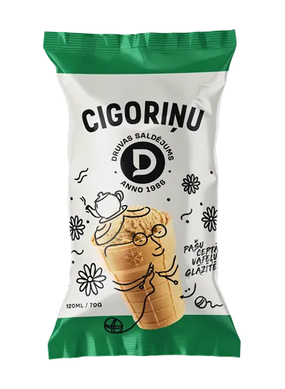 Saldējums cigoriņu DRUVA 120ml/70g