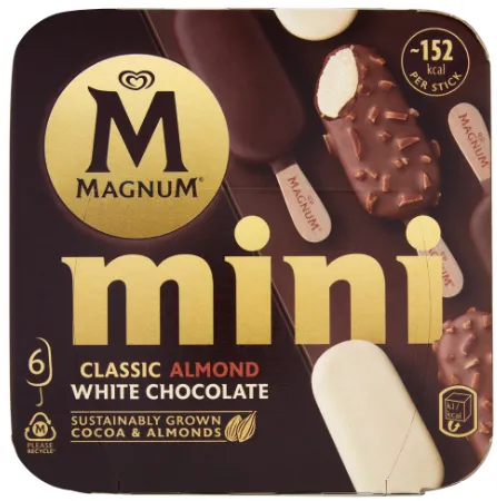Ice cream MAGNUM Multipack Mini Mix, 6x55ml