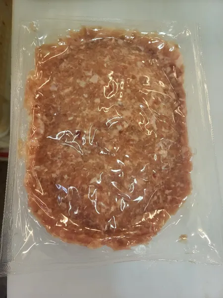 Frozen minced chicken, category A, vacuum packed, 1kg