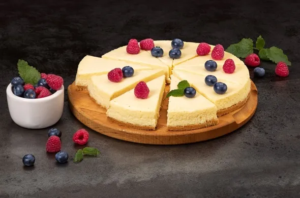 Frozen classic cheesecake, 1000g  (10pcs x 100g)