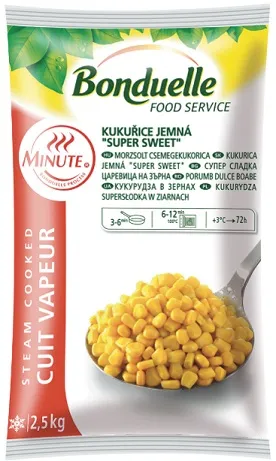 Frozen corn MINUTE BONDUELLE, 2,5 kg