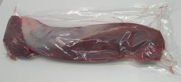 Frozen beef fillet, vacuum packed, ~1.4 - 1.8kg