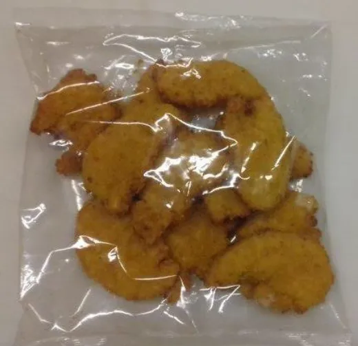 Saldētas mazās vistas filejas MORLINY, panētas, 1kg