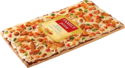 Frozen pizza FAMILY, with chicken, 1kg