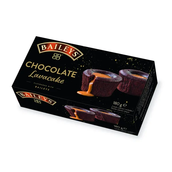 Saldēta šokolādes kūka BELDESSERT Chocolate & Baileys lavas kūka, 2 x 90g