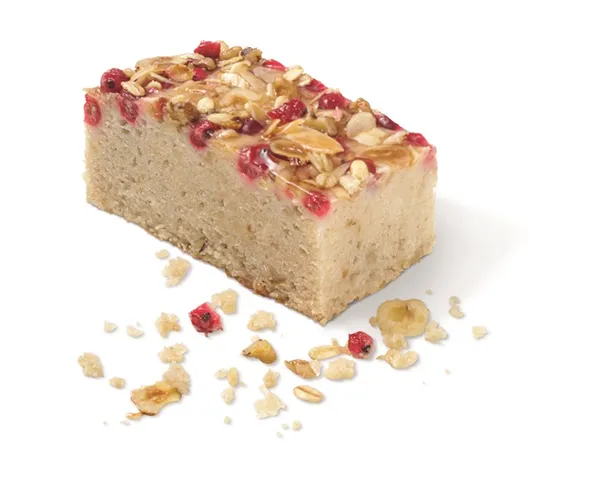 Saldēta vegānā kūka ERLENBACHER, ar banāniem un jāņogām, 1150g (12 gab)