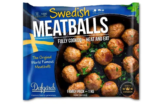 Frozen meatballs SWEDISH MEATBALLS, 1kg