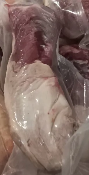 Frozen beef tongues, vacuum packed, ~2kg