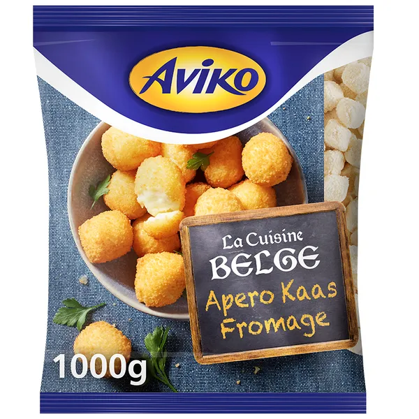 Frozen cheese balls La Cuisine Belge Apero AVIKO 1kg