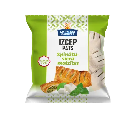 Frozen spinach-cheese buns IZCEP PATS, 360g