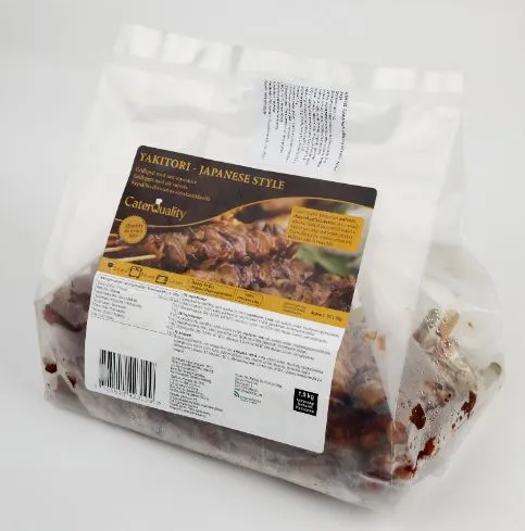Saldēti cāļa kebaba iesmiņi CATER QUALITY, Japānas gaumē, 30g x 33gab, 1kg