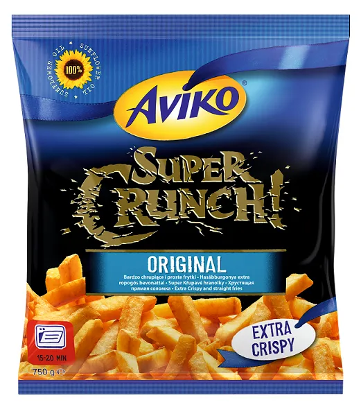 Saldēti frī kartupeļi Super Crunch Oven Aviko 750g