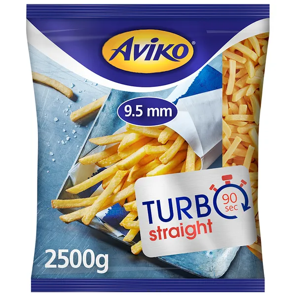 Frozen french friesTurbo 9,5mm Aviko Premium 2,5kg
