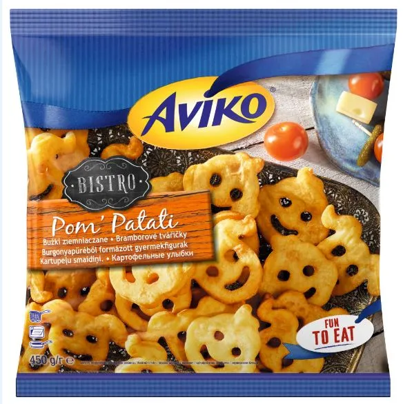 Saldēti kartupeļu smaidiņi Lachebekjes Aviko 450g