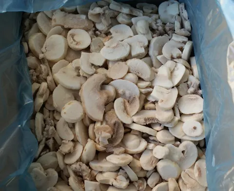Frozen champignons, slices, 2.5kg IQF