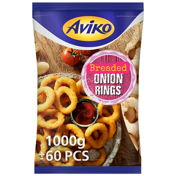 Saldēti sīpolu gredzeni Aviko, 1kg