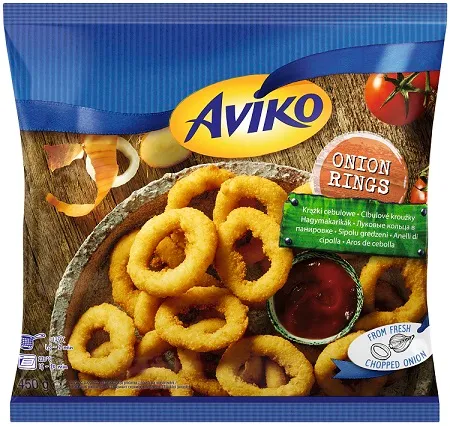 Saldēti sīpolu gredzeni AVIKO, 450 g