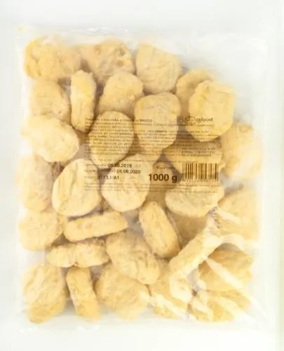 Frozen tempura dipped chicken nuggets, AJ FOOD, 1 kg