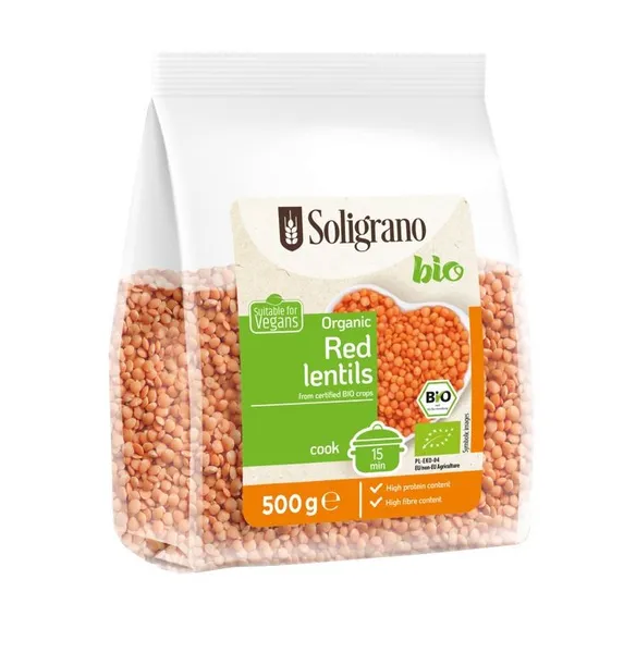 Sarkanās lēcas SOLIGRANO BIO, 500g