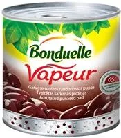 Sarkanās pupiņas tvaicētas "Vapeur" Bonduelle, 367g