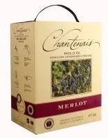 Sarkanvīns CHANTENAIS Merlot, sauss, BIB, 13%-13.5%, 3 l