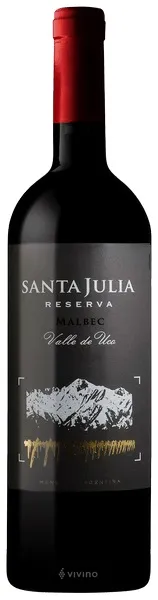 Sarkanvīns SANTA JULIA Reserva Malbec, pussauss, 13,5%, 0.75l